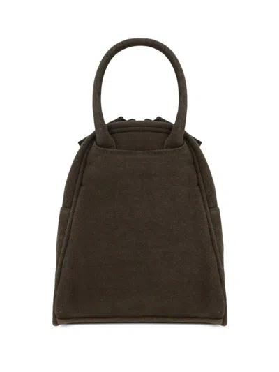 Y's Mini Boston Type Shoulder Bag In Green