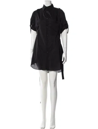 Pre-owned Y's Mini Dress In Black