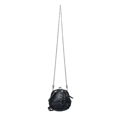 Y's Mini Metal Clasp Shoulder Bag