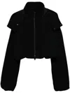 Y's Black N-short Jacket In Black