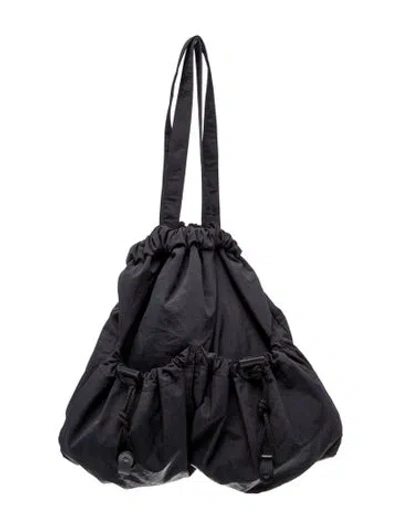 Pre-owned Y's Nylon Backpack In Black