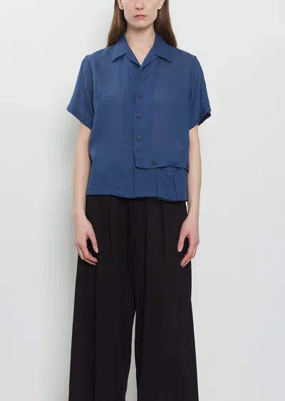 Y's Open Collar Linen Shirt