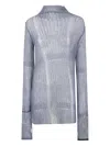 Y's Open-knit Long Sleeved Sweater
