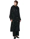 Y's Oversize Wool Coat In Black