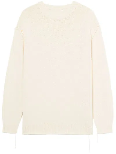 Y's Oversized Jumper In Nude