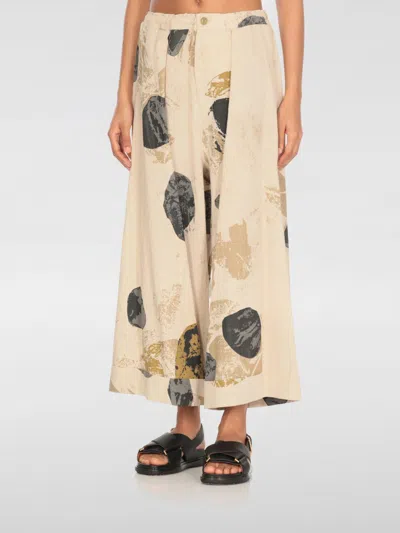 Y's Pants  Woman Color Ivory In White