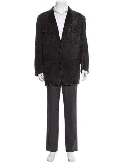 Pre-owned Y's Parka In Gray