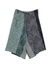 Y's Patterned Crop Trousers In Multi