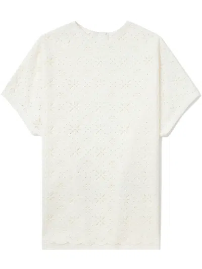 Y's Perforated T-shirt In Nude