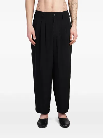 Y'S PLEAT-DETAILING TROUSERS