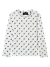 Y's Polka-dot Top In White