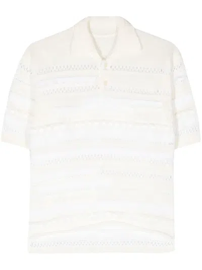 Y'S POLO KNITTED TOP