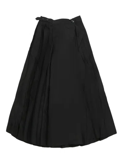 Y's Poplin Midi Skirt