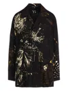 Y's Printed Long-sleeved Jacket In Multi