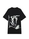 Y's Printed T-shirt In Black