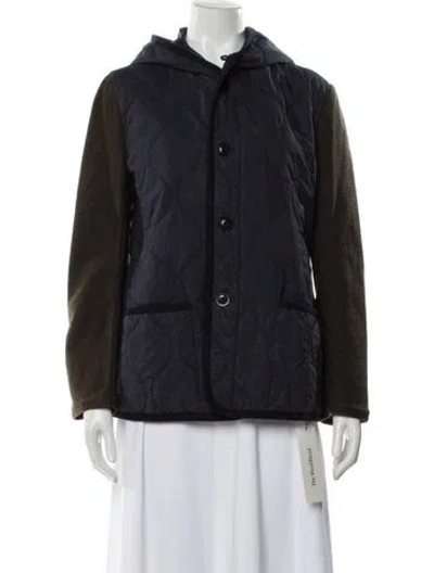 Pre-owned Y's Puffer Jacket In Blue