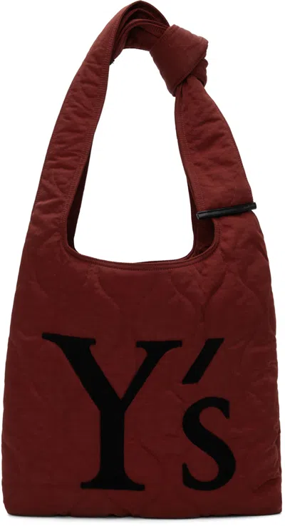 Y's Red Ribbon Tote In 1 Red