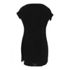 Y's Right Side Drape Top In Black