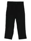 Y's Ripstop Wide-leg Trousers In Black