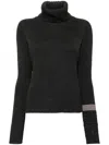 Y'S ROLL NECK KNIT JUMPER