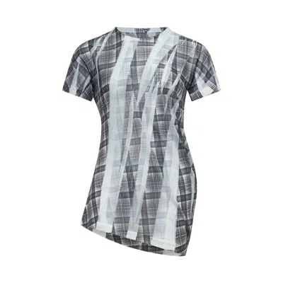 Y's Short Sleeve Round Neck Tee In Gray