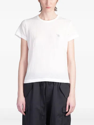 Y's Short Sleeve T-shirt In White