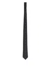 Y's Silk Tie In Black