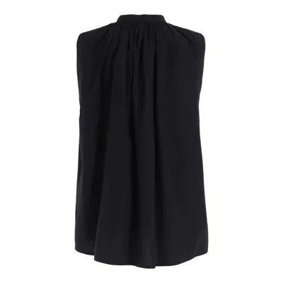 Y's Sleeveless Blouse In Black