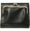 Y's Smooth Leather Wallet In Black