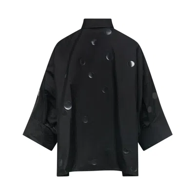 Y's Spare Placket Blouse In Burgundy