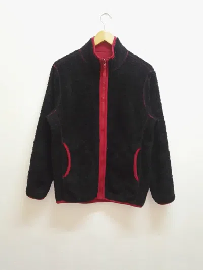 Pre-owned Y's Steals Sacsny Ysaccs By Yohji Yamamoto Fleece Reversible In Red