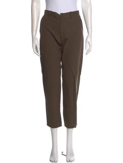 Pre-owned Y's Straight Leg Pants W/ Tags In Green