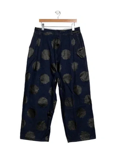 Pre-owned Y's Straight-leg Jeans In Blue