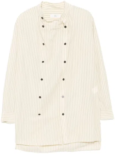 Y's Striped Shirt In 黄色