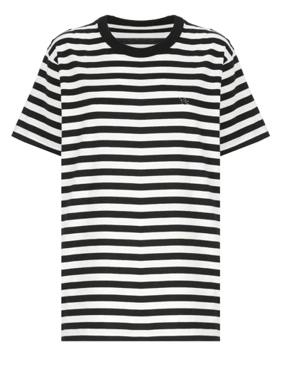Y's Striped Sweater In White