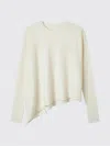 Y's Asymmetric Sweater In White