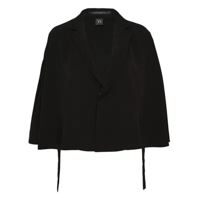 Y's Tailored Cape In Multi