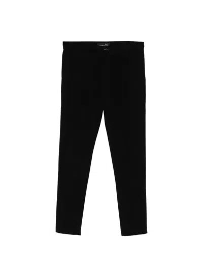 Y's Tapered-leg Trousers In Black