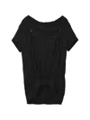 Y's Textured T-shirt In Black
