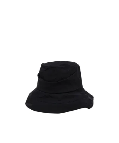 Y's Tuck Calablanca Bucket Hat In Black