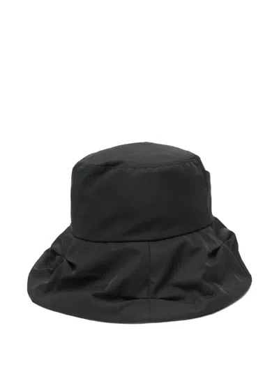 Y's "tuck Casablanca" Hat In Black