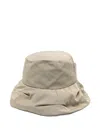 Y's Gathered Hat In Neutral
