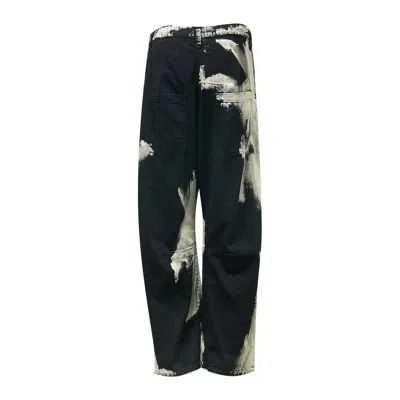 Y's Tuck Pants In Black