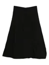 Y's Twill Skirt In Black