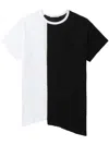 Y's Two-tone T-shirt In Black
