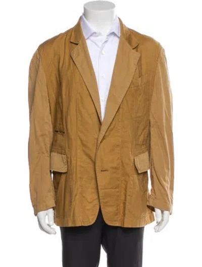 Pre-owned Y's Utility Jacket In Brown