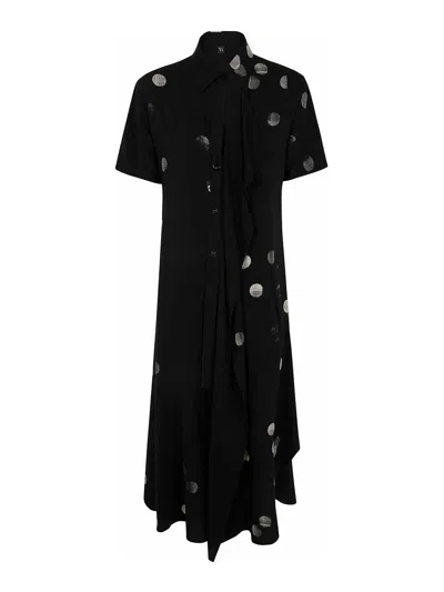 Y's Vestido Midi - Negro In Black  