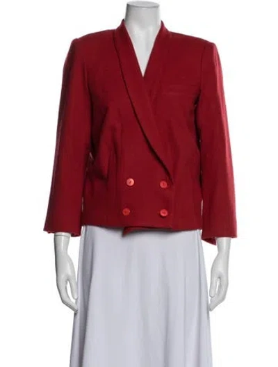 Pre-owned Y's Vintage 1970's Blazer In Red