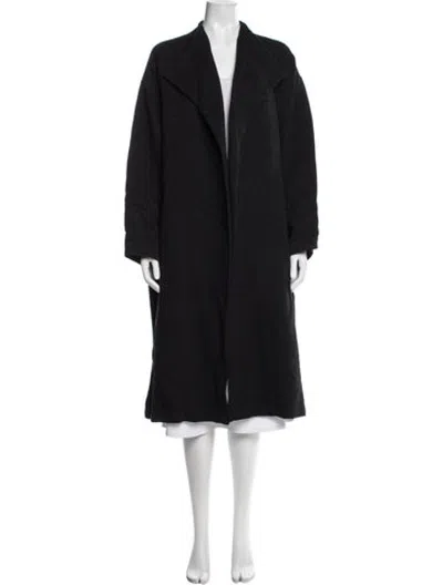 Pre-owned Y's Vintage 1980's Coat In Black