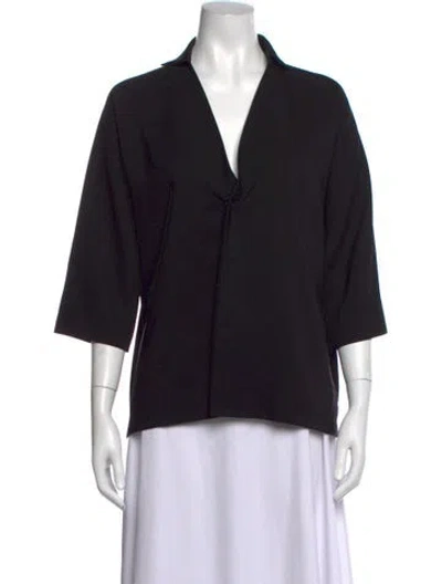 Pre-owned Y's Vintage 1980's Top In Black